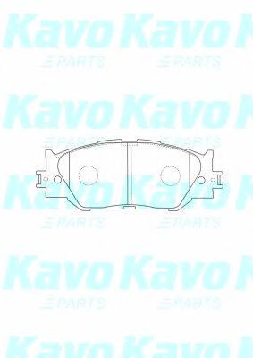 KAVO PARTS bp9114 -  Комплект тормозных колодок, дисковый тормоз